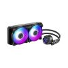 MSI MAG CORELIQUID 280R Liquid CPU Cooler 280mm Radiator, 2x 140mm ARGB PWM Fan