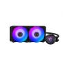 MSI MAG CORELIQUID 280R Liquid CPU Cooler 280mm Radiator, 2x 140mm ARGB PWM Fan