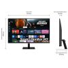 Samsung M70D 32" 4K Ultra HD Smart Monitor With Speakers and Remote HDR10