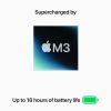 Apple MacBook Air 13.6" Laptop QHD Retina M3 8GB RAM 256GB SSD MacOS Midnight Blue