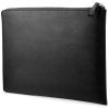 HP Spectre 13.3" Premium Black Leather Laptop Sleeve with Zipper & Soft Interior
