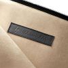 HP Spectre 13.3" Premium Black Leather Laptop Sleeve with Zipper & Soft Interior