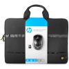 HP 15.6" Wireless Essentials Kit (Wireless Mouse and Laptop Folio Case) Black & Yellow