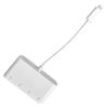 TEKshop Light and Portable USB-C to USB-3.0 x4 Hub in White