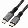 USB4 20Gb/s USB-C to USB-C Braided Cable 95W Up to 4K DisplayPort Alt 3m