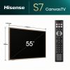 Hisense Canvas S7N 55" 4K Ultra HD Smart Art Mode TV HDR QLED with Amazon Alexa