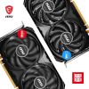 MSI RTX 4060 Ti VENTUS 2X BLACK 16GB GDDR6 OC Graphics Card PCIe 4 Torx Fan