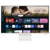 Samsung M80D 32" 4K Ultra HD Smart Monitor with AI Upscaling - White