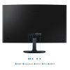 Samsung Essential S3 S36GD 27" FHD 1800R Curved Monitor 100Hz Refresh Black