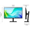 Samsung ViewFinity S6 S61F 27" Quad HD Monitor 100Hz Refresh Ergonomic