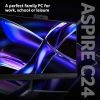 Acer Aspire C24-2G All-in-One PC 23.8" Intel N150 8GB RAM 512GB SSD Black