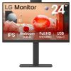 LG 24BA850-B.AEK 23.8" Full HD IPS Monitor 100Hz Refresh Built in Webcam
