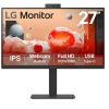 LG 27BA850-B.AEK 27" Full HD IPS Monitor Built in Webcam Mic & Speakers 100Hz