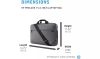HP Prelude 15.6" Laptop Bag - 2Z8P4AA with Internal and External Pockets Grey