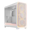 Fractal Design Meshify 3 XL Full Tower Case Ambience Pro RGB with 3 Fans - White