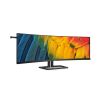 Philips 6000 Series 44.5" Quad HD Curved Dual Business Monitor with Built-in Webcam