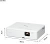 Epson CO-W01 WXGA 120Hz 3LCD Projector 3000 Lumens White