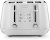 De'Longhi Eclettica 4 Slot Toaster CTY4003.W - White