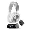SteelSeries Arctis Nova Pro Wireless White Headset with OLED Base Station