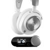 SteelSeries Arctis Nova Pro Wireless White Headset with OLED Base Station