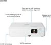 Epson CO-W01 WXGA 120Hz 3LCD Projector 3000 Lumens White