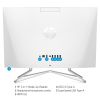 HP 22-dd0003na 21.5" Pentium Silver J5040 4GB 128GB SSD Win 11 Home Snow white