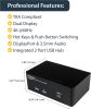 StarTech 2-Port DisplayPort Dual-Monitor KVM Switch 4K 60Hz Shared USB HUB