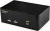 StarTech 2-Port DisplayPort Dual-Monitor KVM Switch 4K 60Hz Shared USB HUB