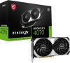 MSI GeForce RTX 4070 Ventus 2X E OC 12GB GDDR6X Graphics Card