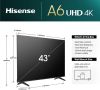 Hisense A6N 43A6NTUK 43" 4K Smart TV Dolby Vision Adaptive Light Sensor