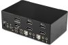 StarTech 2-Port DisplayPort Dual-Monitor KVM Switch 4K 60Hz Shared USB HUB