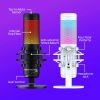 Hyper X QuadCast S USB Microphone RGB Lighting Built In Anti Shock Mount