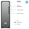 HP OmniDesk S03-0004na Core i3-13100 8GB RAM 256GB SSD Win 11 Home Meteor Silver