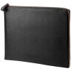HP Spectre 13.3" Black Leather Laptop Sleeve with Zipper