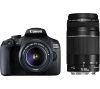 Canon EOS 2000D DSLR Camera with EF-S 18-55mm f/3.5-5.6 III Lens and EF 75-300mm f/4-5.6 III Lens