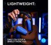 Logitech G535 Wireless Headset 40mm Drivers Memory Foam Earcups - Black & Blue