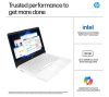 HP 14-dq6500na 14" HD Laptop Intel N150 4GB RAM 128GB White