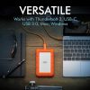 LaCie Rugged Mini 2TB USB3.0 External HDD Water Resistant Portable Hard Disk