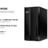 Acer Desktop PC Aspire TC-1760 Intel Core i7-12700 8GB RAM 2TB HDD DVD-RW