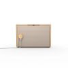 Bang and Olufsen Beosound Level Portable Smart Speaker Gold Tone/Light Oak