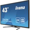 Iiyama Computer Monitor ProLite X4373UHSU-B1 42.5'' 4K UHD HDR Flicker-free LCD