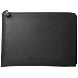HP Spectre 15.6" Premium Leather Laptop Sleeve with Zip Closure and Soft Interior