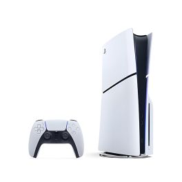 P5HEHWSNY02123 SONY PlayStation 5 Slim 1TB Games Console (Disc Edition) Matte White