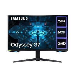 Samsung Odyssey G75T 27" Quad HD Curved Gaming Monitor 240Hz 1ms Black LC27G75TQSPXXU