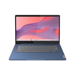 Lenovo IdeaPad Slim 3 14M868 14" Chromebook Laptop Kompanio 4GB 64GB Blue 82XJ001AUK