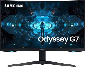Samsung Odyssey G7 27" QHD Curved 1000R Gaming Monitor 1ms 240Hz G-Sync LC27G75TQSRXXU