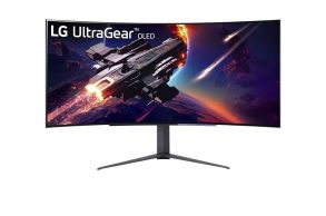 LG UltraGear 45GR95QE 45" Curved Gaming Monitor 240Hz Refresh Rate 0.03ms Black 45GR95QE-B.AEK