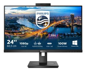 Philips B Line 243B1JH/00 23.8" Full HD IPS Display with USB Docking 75Hz 4ms 243B1JH/00