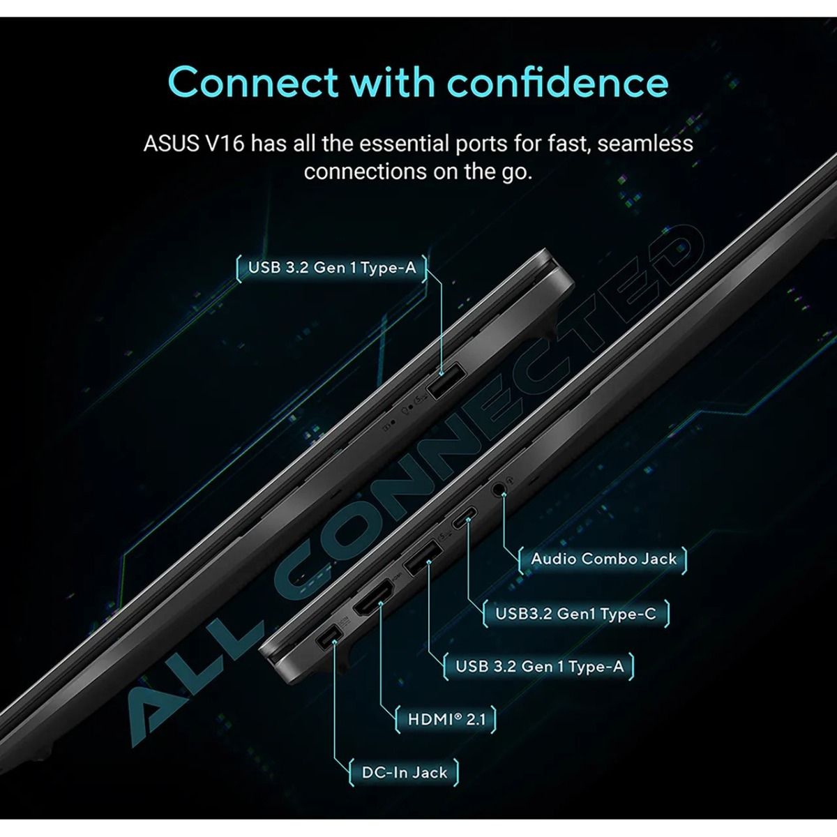 ASUS V16 V3607 16" Gaming Laptop Intel Core 5 16GB RAM 512GB RTX 4050