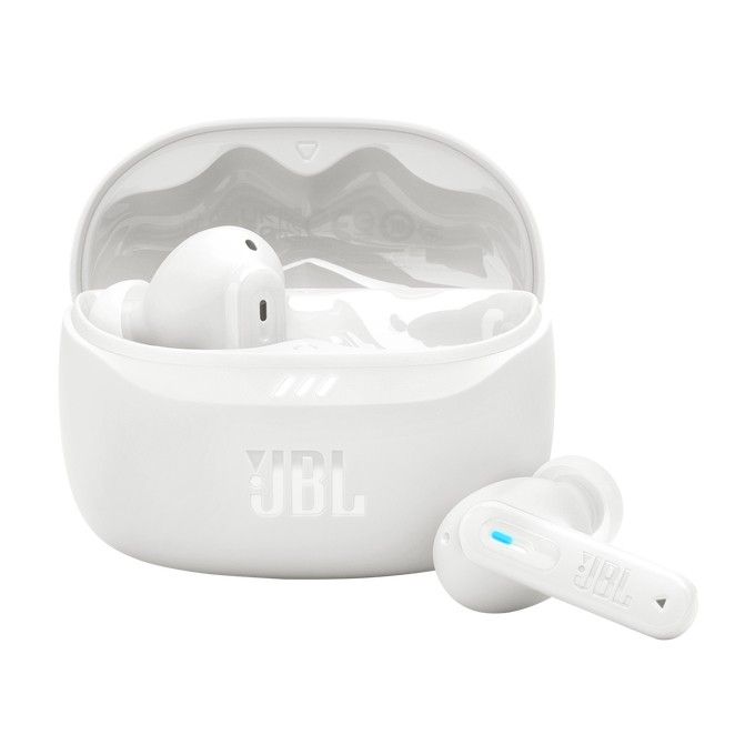 JBL Tune Beam 2 Wireless Bluetooth Earbuds Active Noise Cancellation - White